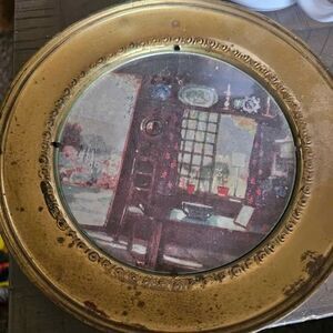 Brass decorative plate